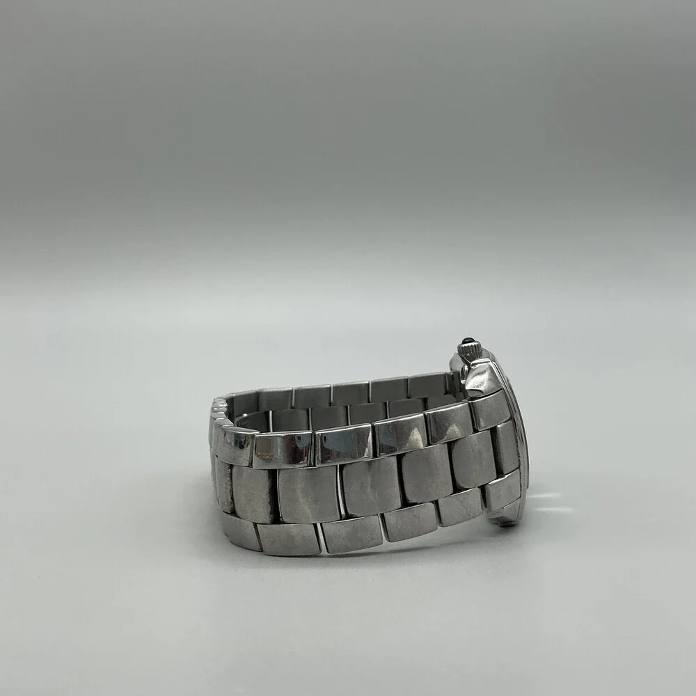 Pierre Balmain Mens Watch 32mm Black Dial Stainless Bracelet 3181 New Battery 8